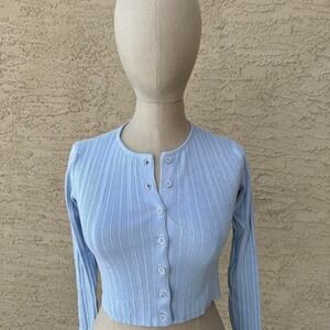 BABY BLUE GARAGE KNIT LONG SLEEVE